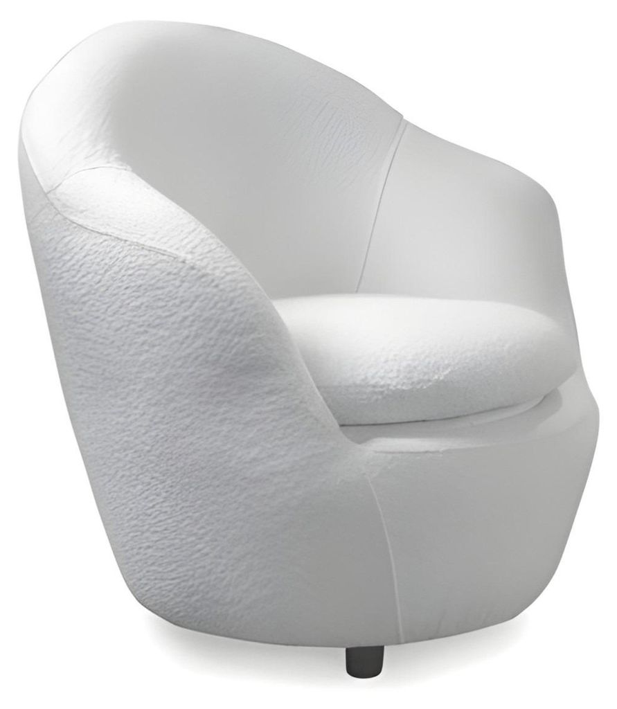 Designer Sessel Relaxsessel Polstersessel Loungesessel Wohnzimmer Weiß
