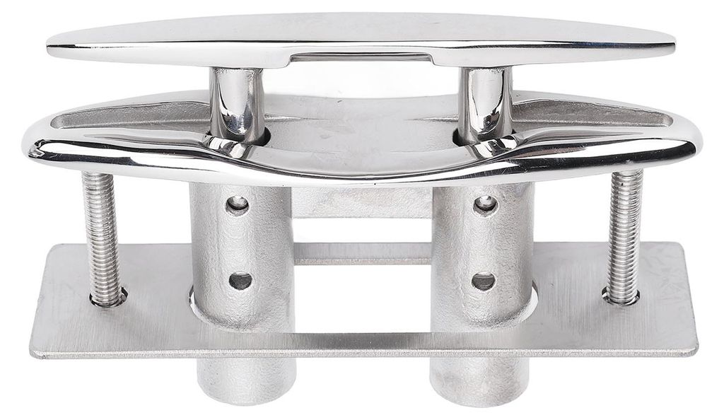 5 -Zoll -Bootsstrecke 316 Edelstahl -Pull -Deck Retractable Heavy Duty Flush Mount Dock Stlepe mit Hintergrundplatte und Schlossmuttern