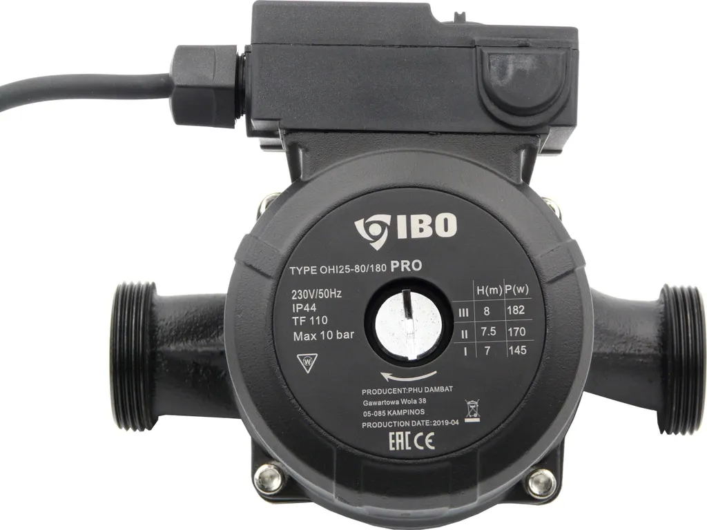 Circulateur pour chauffage central IBO 25-80/180 - Installation facile - 8