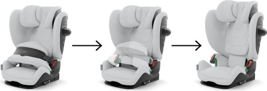 Cybex Pallas G3 Kindersitz (15 Monate - 12 Jahre), Farbe:Fog Grey