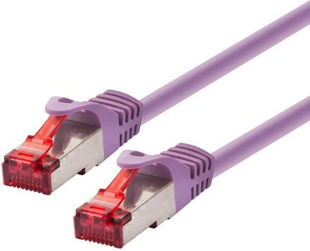 Cavo Rete Viola LOGON Cat6 S/FTP 1,5m - TCR66SS015V | Spedizione Rapida