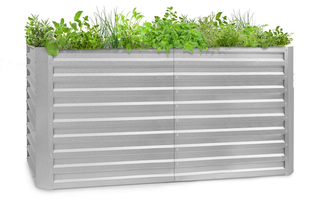 Blumfeldt Hochbeet aus Metall, Wetterfestes Stahl-Hochbeet Produktbild 