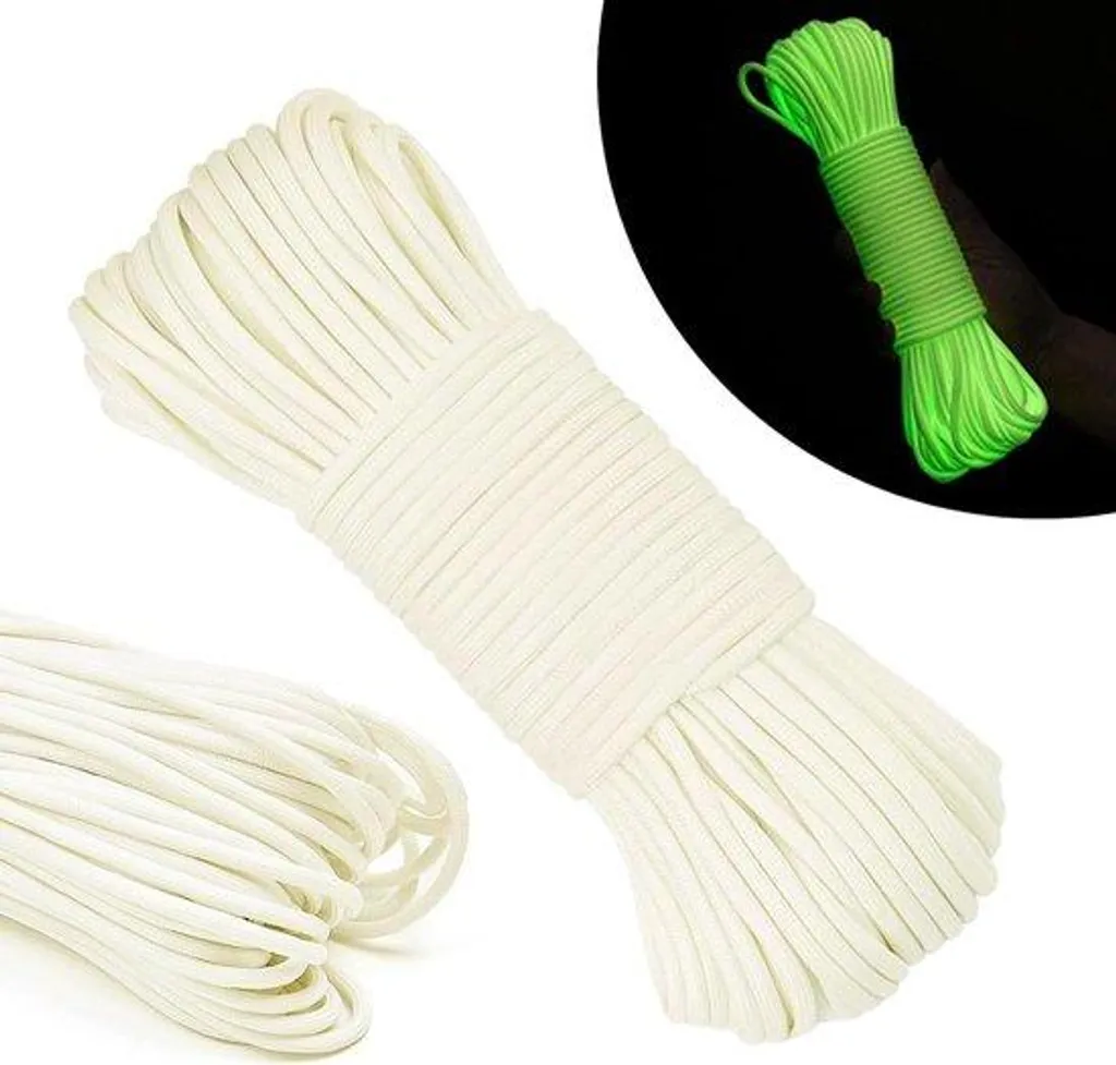 Corde de survie ultra-longue 31m en nylon tressé 4mm haute résistance