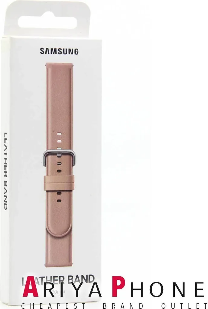 Bracelet Samsung Cuir Premium - Finition Surpiquée et Boucle Ajustable