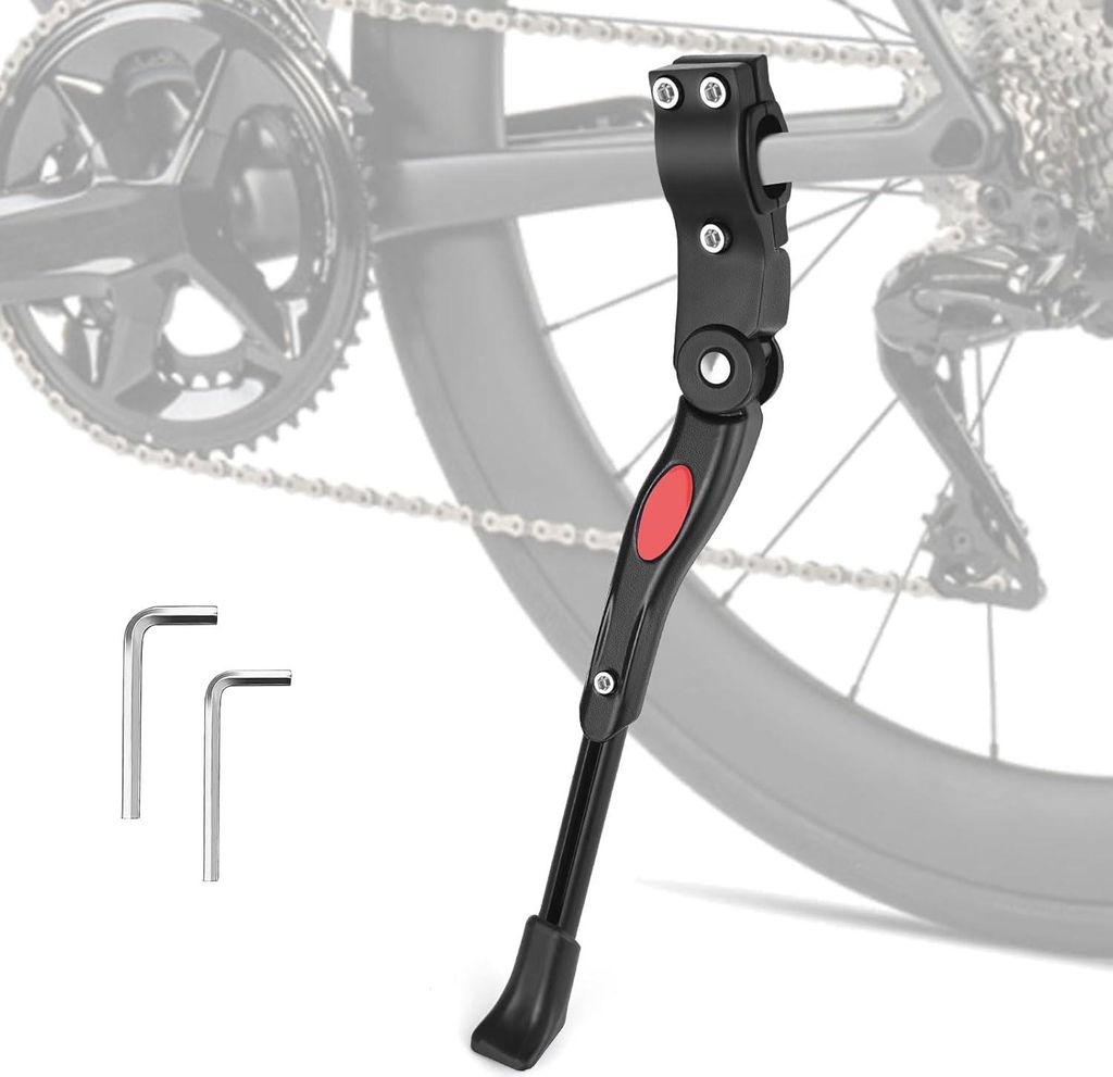 Verstellbarer Fahrradständer für 24 bis 29 Zoll Citybikes, E-Bikes und Mountainbikes mit rutschfestem Fuß