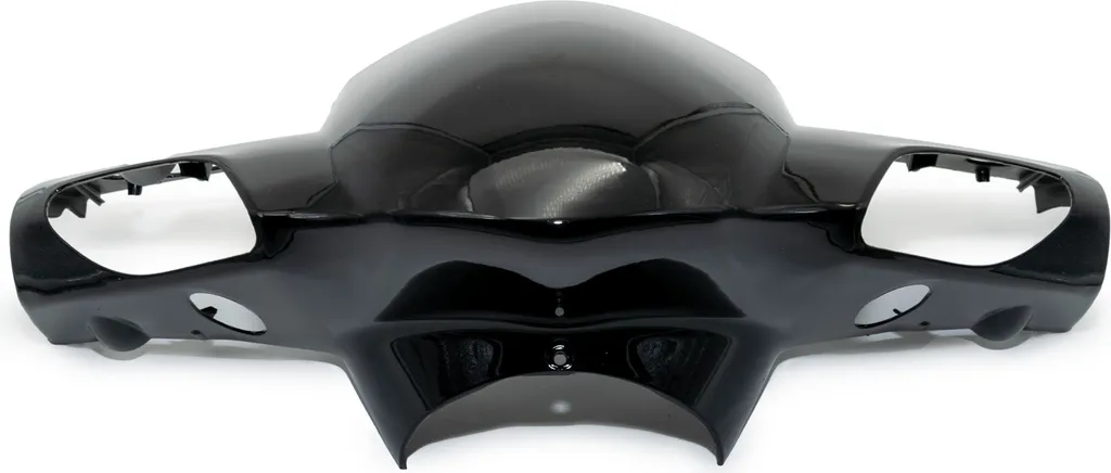 Carénage de guidon Piaggio Typhoon Noir Brillant 094 avant 6574700090