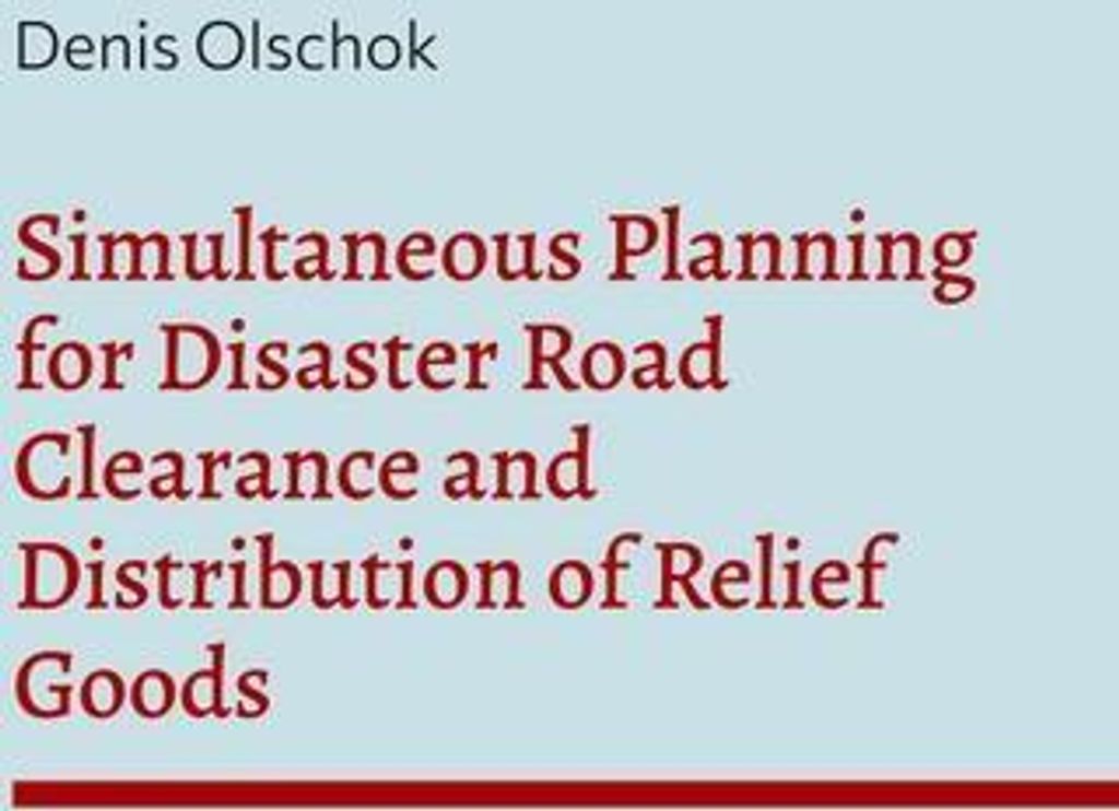 Simultaneous Planning for Disaster Road Clearance and Distribution of Relief Goods