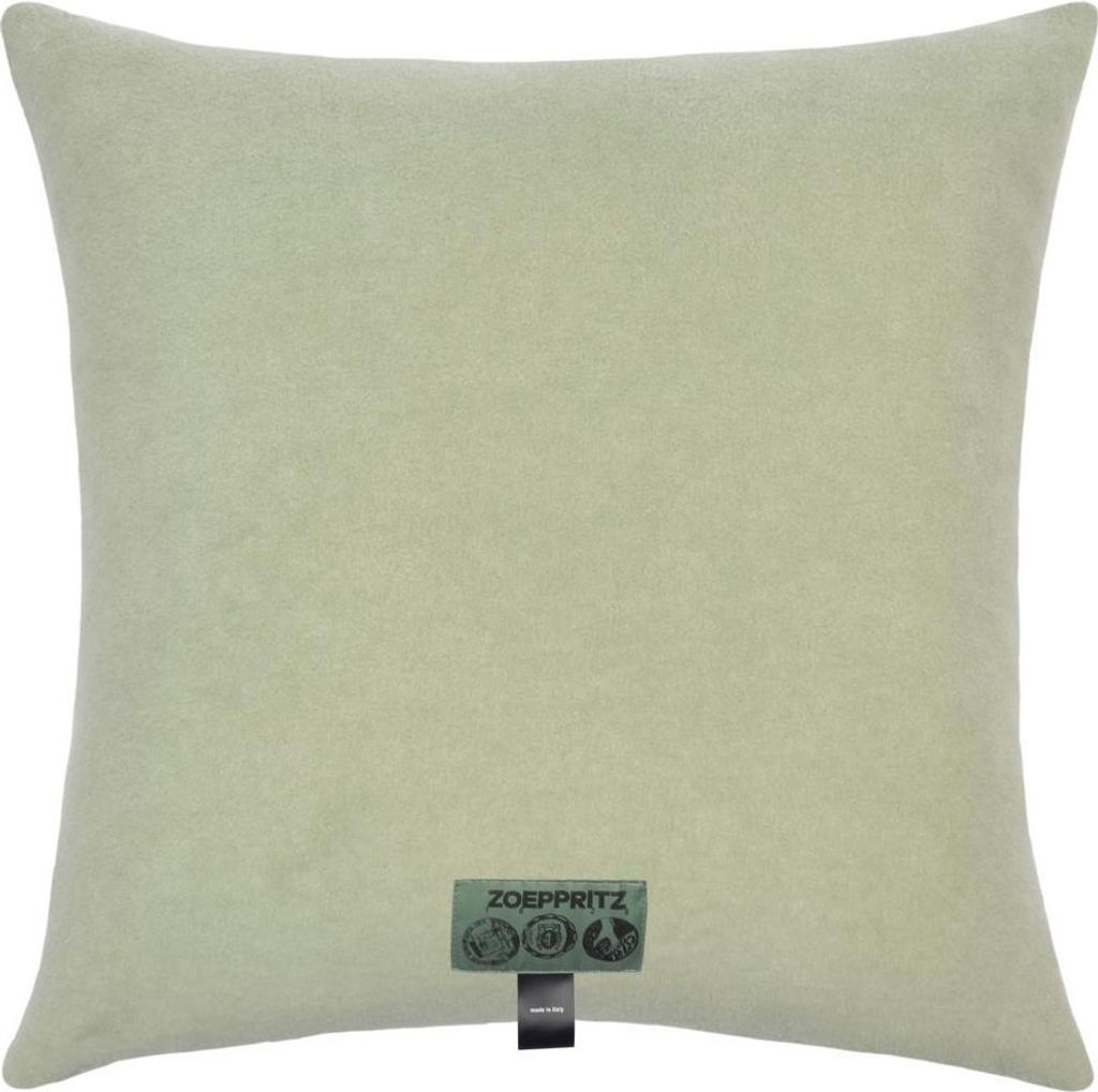 Zoeppritz Kissenhülle Soft-Fleece Farbe milky green Größe 40x40