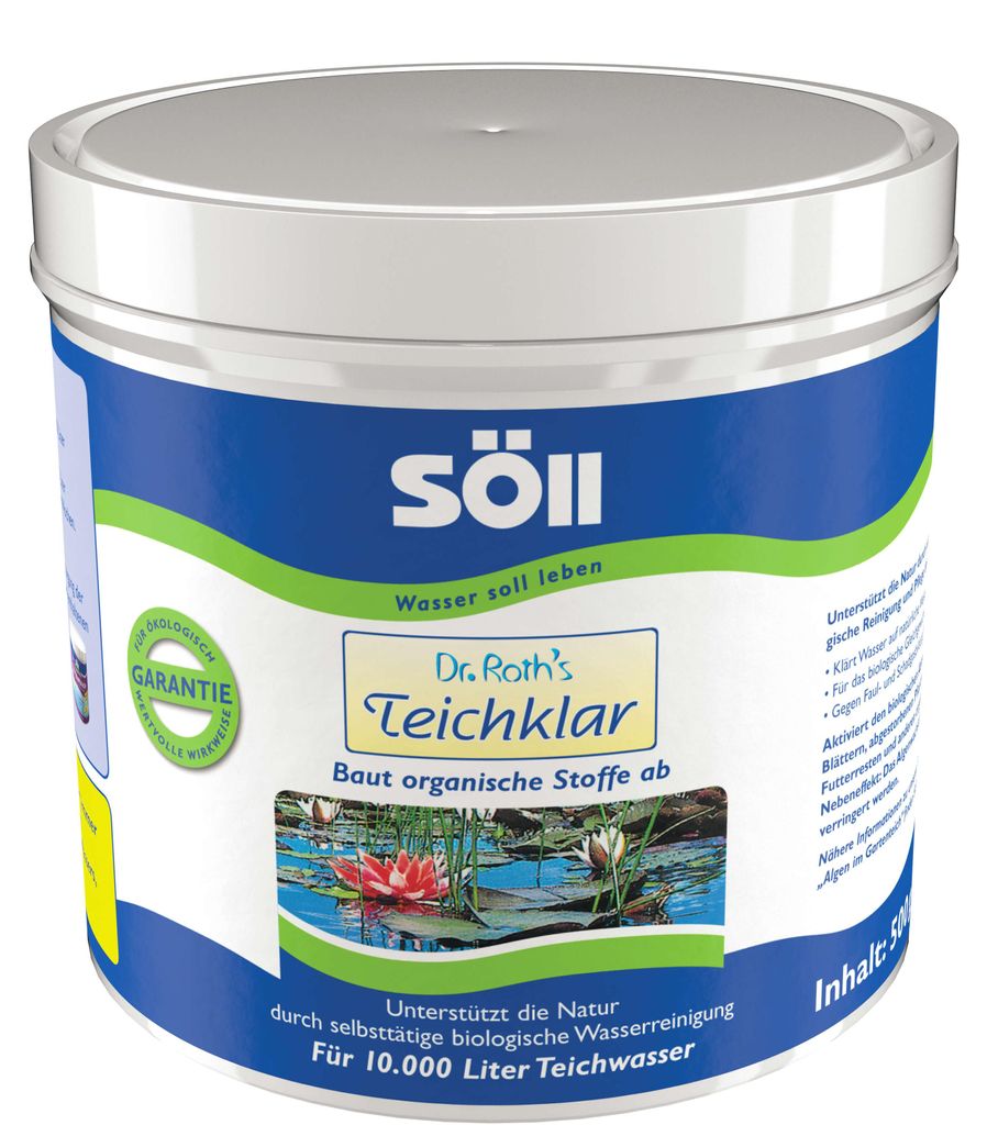 Söll Dr. Roths Teichklar Teichreinigung, 500 g für 20.000 Produktbild 