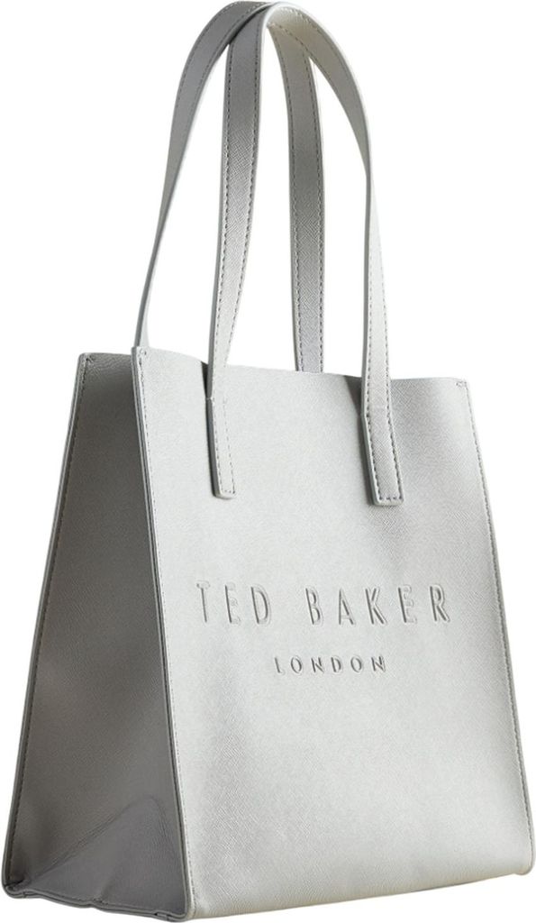 Ted Baker Handtasche Seacon Crosshatch Icon Bag Lt - Grey hellgrau