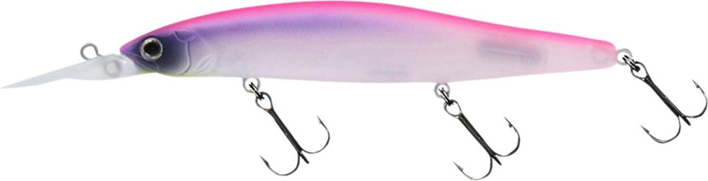 Daiwa Wobbler Steez Minnow 110SP-MR Matt Pink Purple, Länge 11cm, Gewicht 15g
