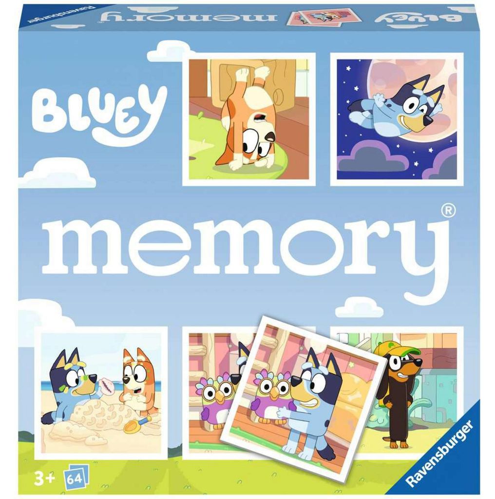 Ravensburger - Premium gra pamięciowa Bluey, oficjalny Obrázok produktu 