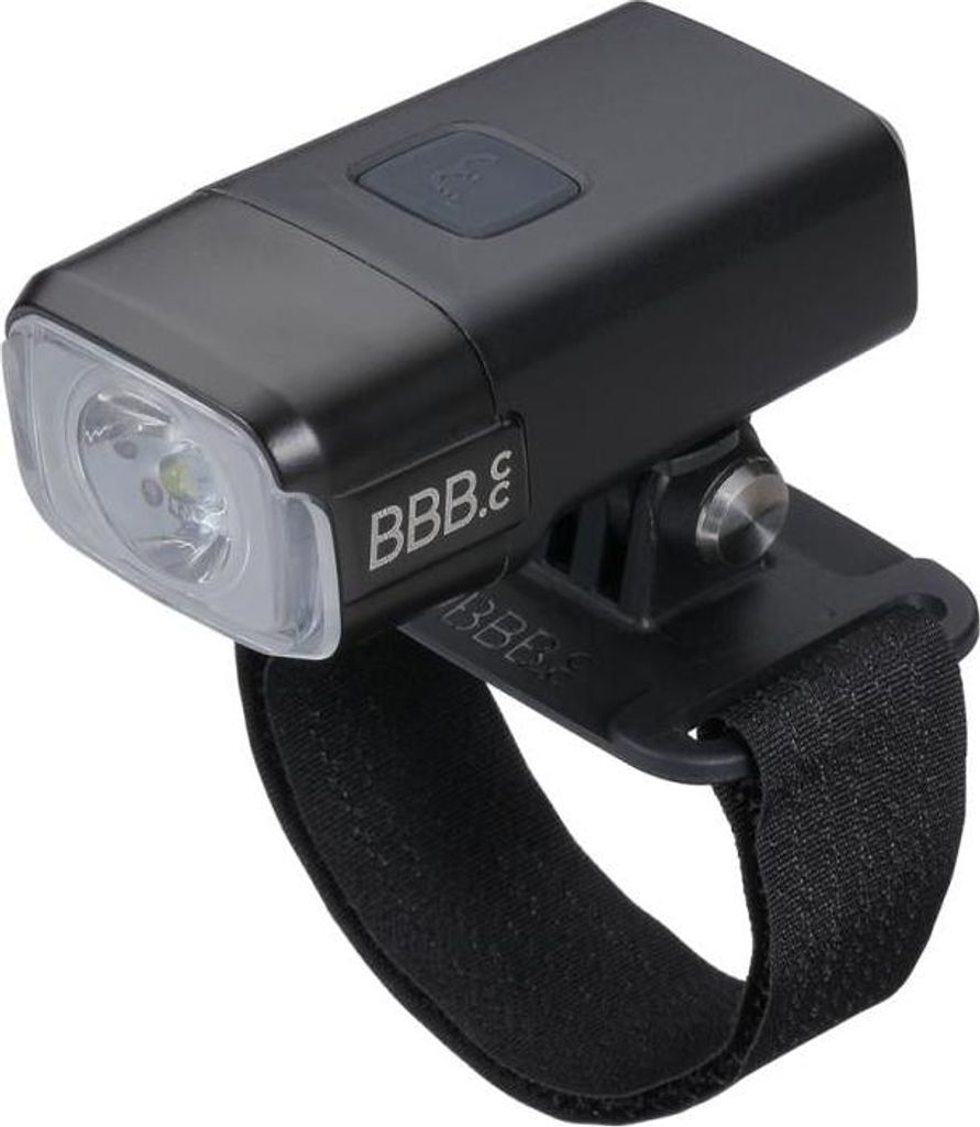 BBB Cycling Helmlampe AdventureStrike 600, 600 schwarz - starke 600 Lumen für...