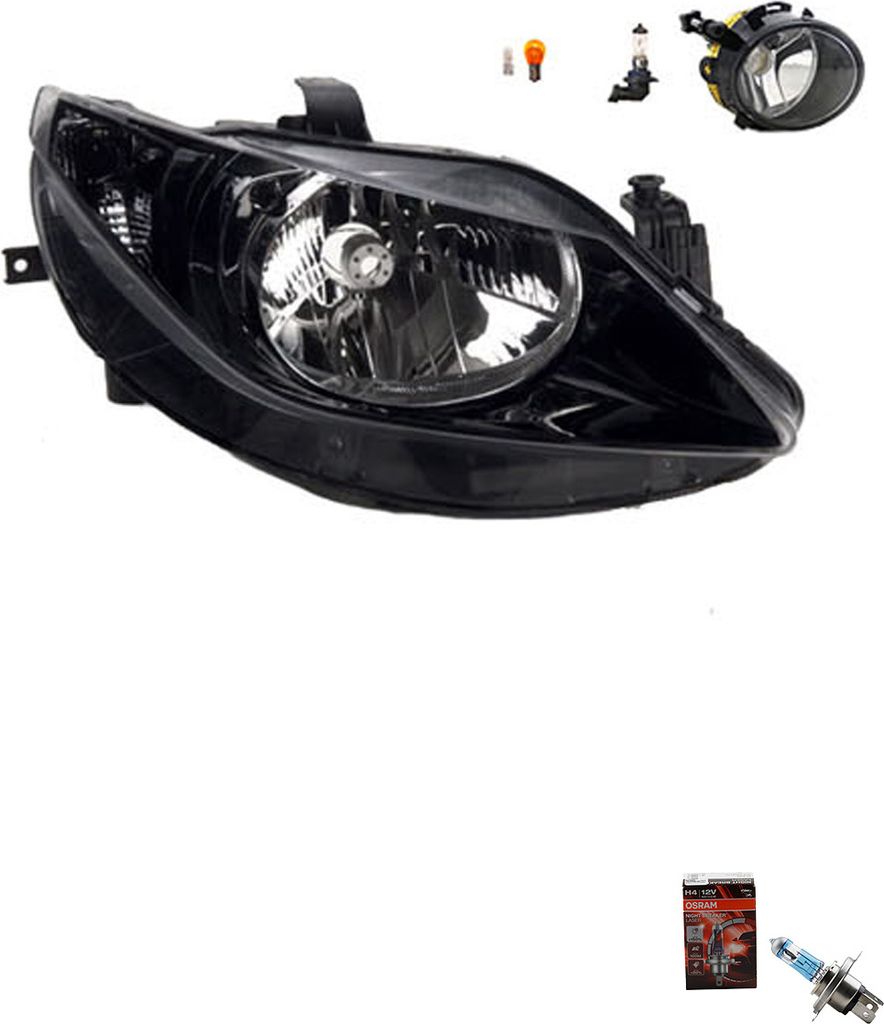 Johns, Scheinwerfer Osram Night Breaker Laser passend für Seat Ibiza 6J 03/08-02/12Re. 6J1941022C 6J1941022B 6J1941022 6J1941022A 6J1941024 6J0941702
