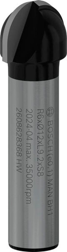 PRO Hohlkehlfräser, R 6, Schaft 8 mm Produktbild 