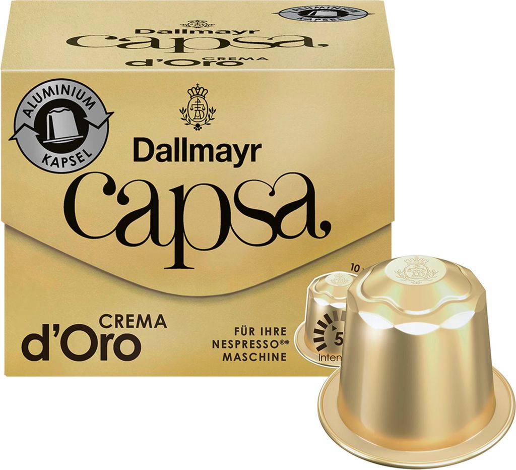 Dallmayr Capsa Crema d'Oro | 10 Nespresso komp. Kapseln