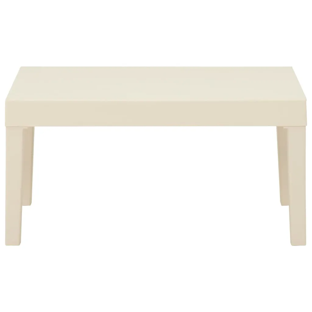 Table de Jardin Plastique Blanc - Fini la Rouille et l'Entretien Bois