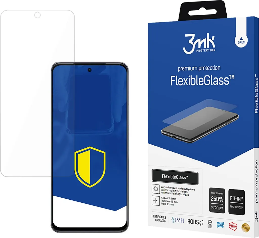Vetro Flessibile Premium per Vivo Y37 Pro - 3mk FlexibleGlass 0.3mm