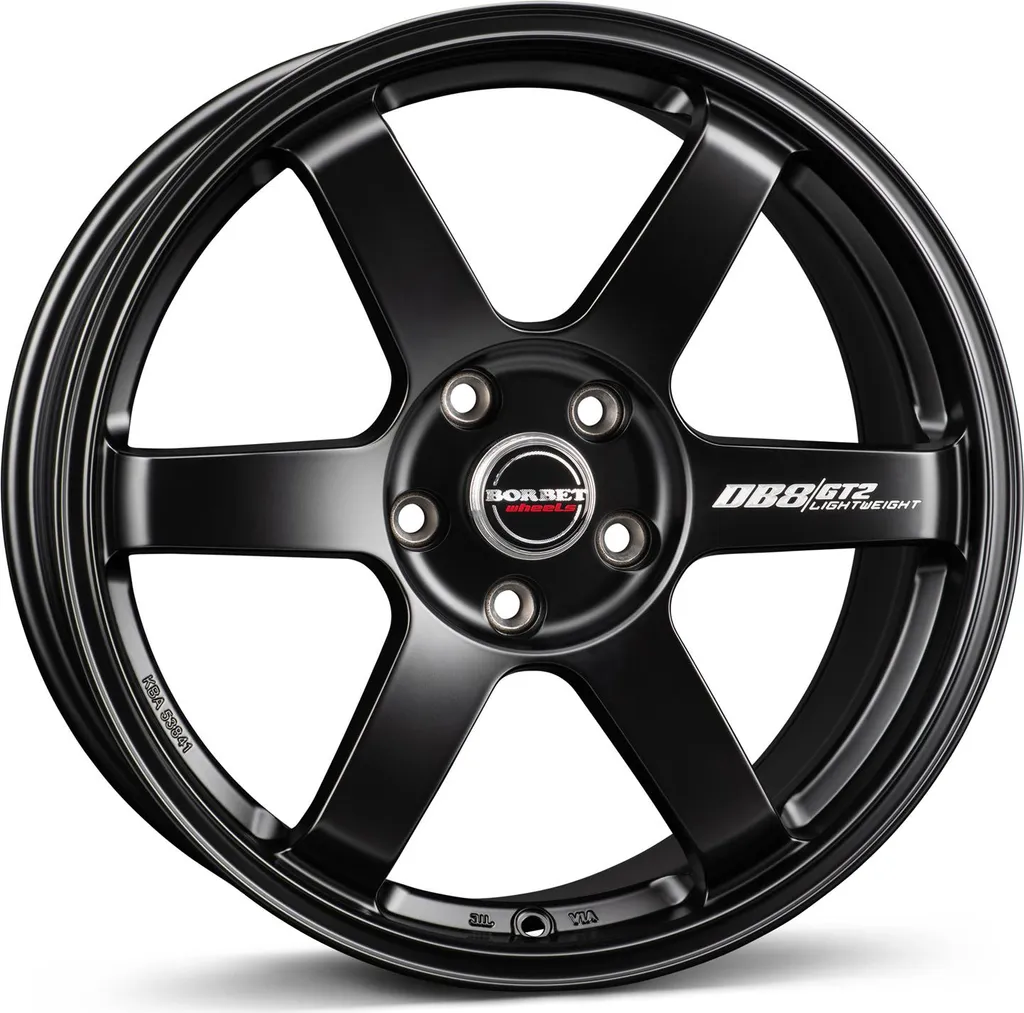 Jante Borbet DB8GT2 8,5x18 5x100 ET35 : Légèreté et Finition Noire