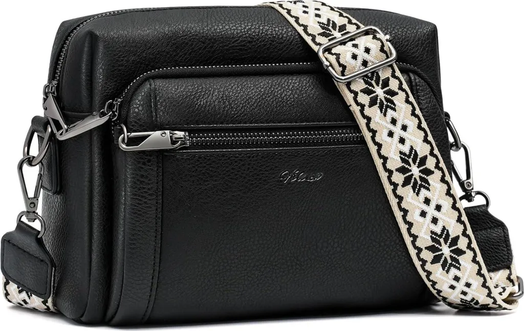 Sac Crossbody Femme Multi-Poches : Petit Sac à Main Pratique et Sûr