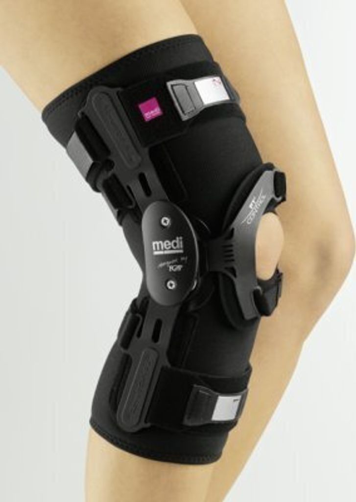 Knieorthese medi PT control grau>>>>Gr. S links