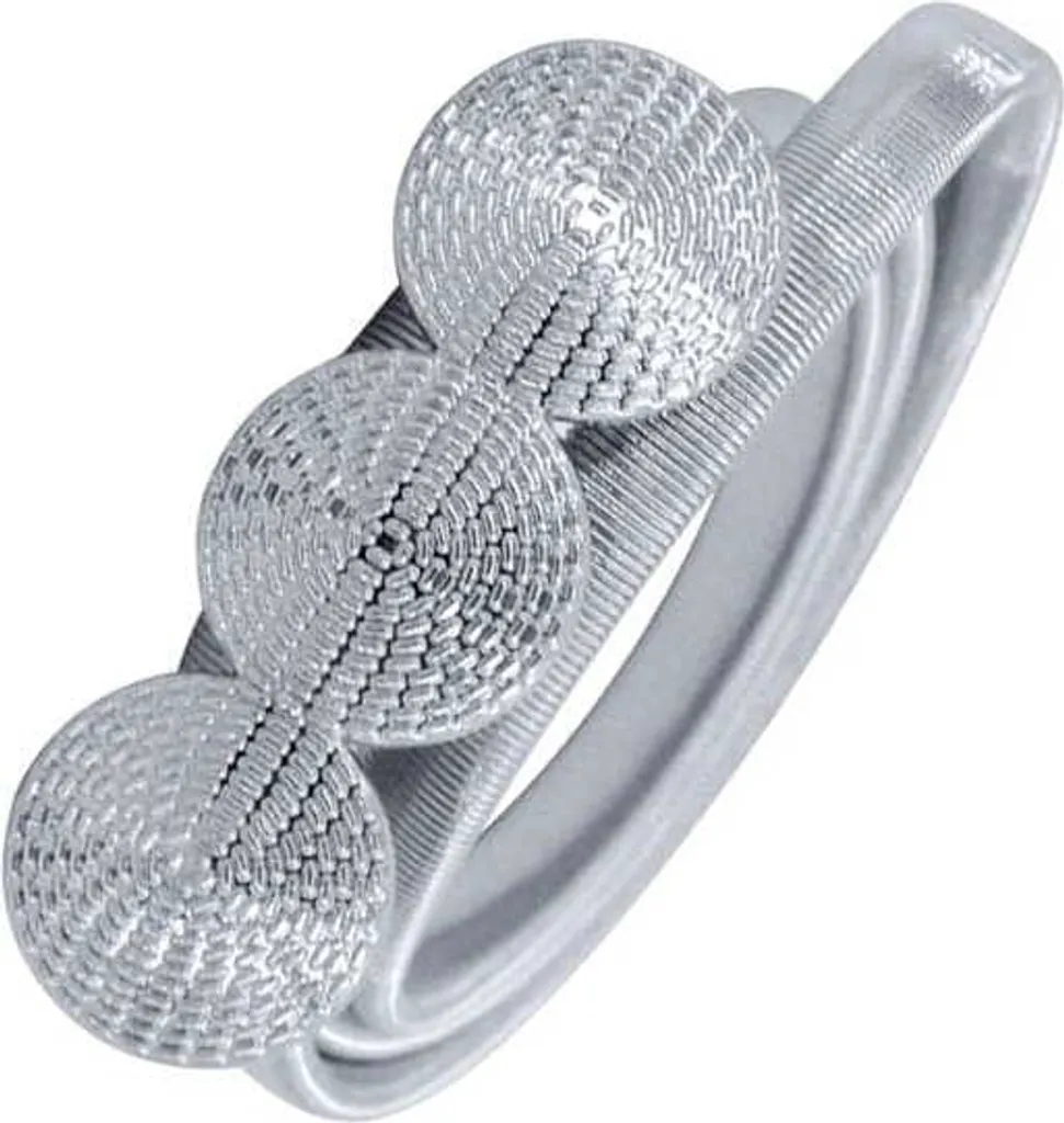 Cinturino Metallo Argentato Spring Armour SNAKE | Cintura Gioiello Donna