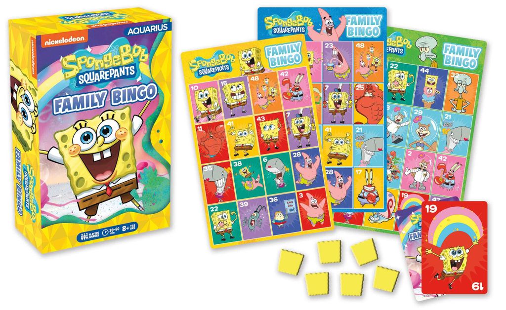 Vodnář SpongeBob stolní hra Family Bingo *anglická verze* Obrázek produktu 