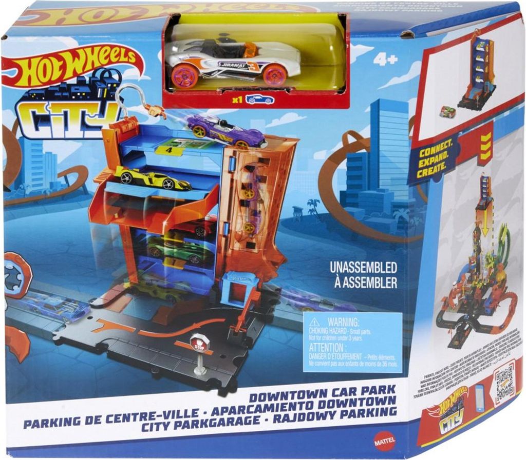 Hot Wheels - Tor Downtown - Parking w centrum miasta Zdjęcie produktu 