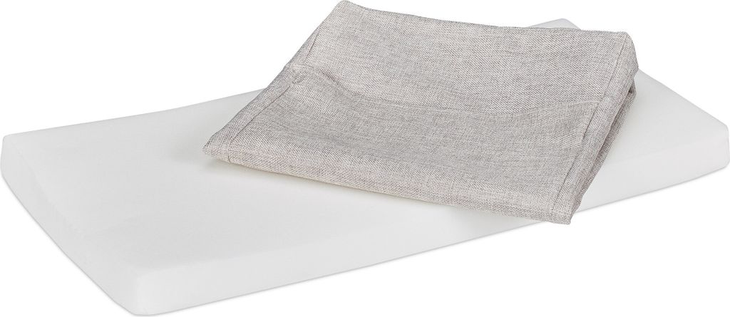 relaxdays Sitzbank mit 2 Körben weiß Produktbild 8
