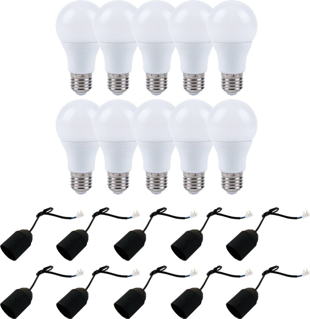 10 x LED Leuchtmittel 15W = 100W E27 matt 1490lm warmweiß + Produktbild 