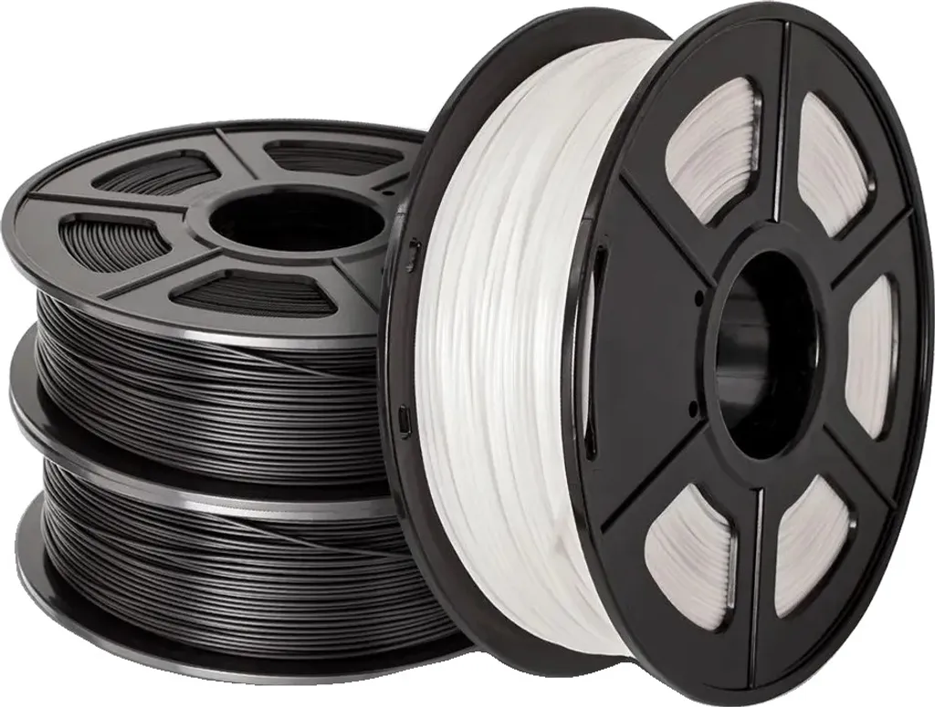 Bundle SUNLU PLA 3 Rotoli 1.75mm - Kit 2 Nero + 1 Bianco PLA-2BK-1WT