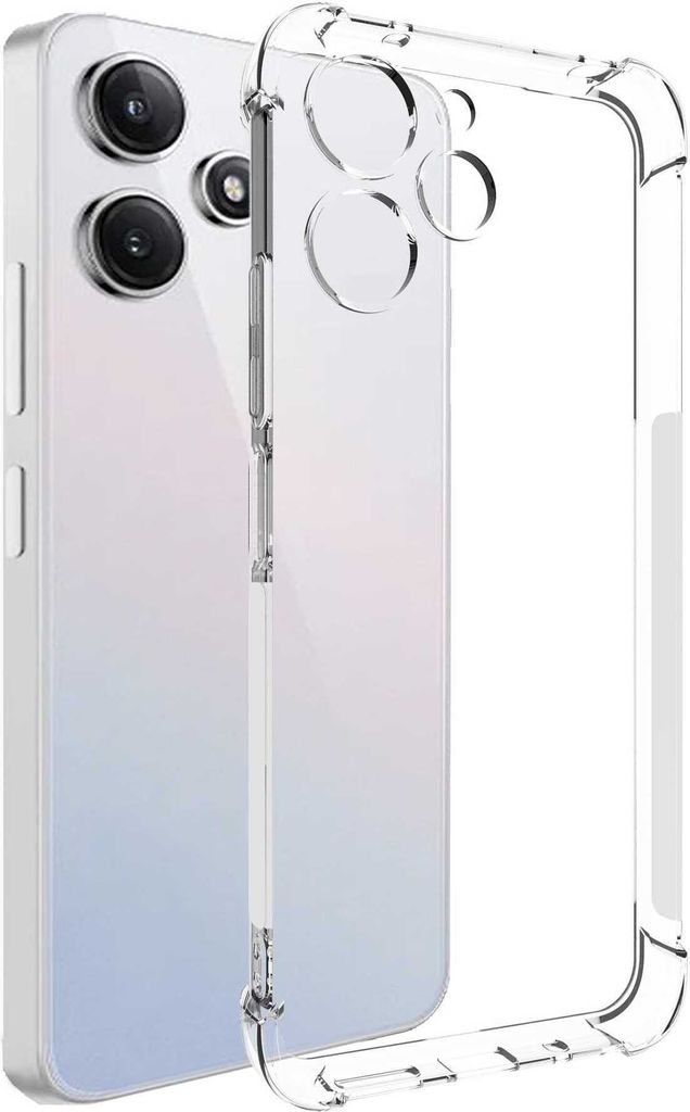 TPU Hülle Clear Armor Soft Case für Xiaomi Poco M6 Pro 5G, Redmi 12 5G, Note 12R (6.79'') - transparent
