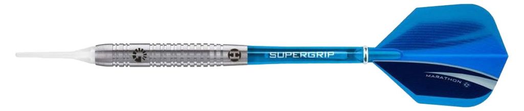 Harrows - Dart Flights "Genesis Tungsten", Weiche Spitze PP4752 (Einheitsgröße) (Blau/Grau/Silber)