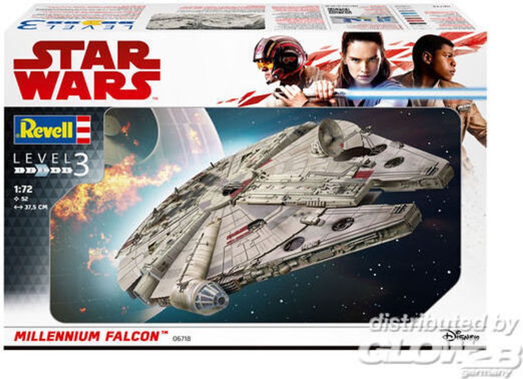 Star Wars Modellbausatz 1/72 Millennium Falcon 38 cm Produktbild
