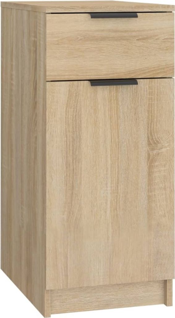 vidaXL Kancelářská skříň Sonoma dub 33,5x50x75 cm materiál Obrázek produktu 