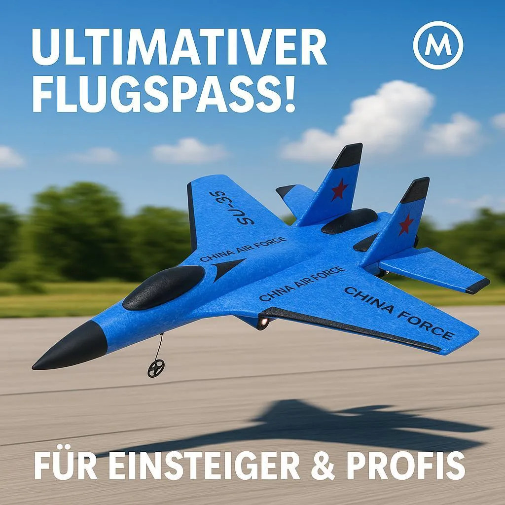 Avion Télécommandé SU-35 Jet Radiocommandé en Mousse EPP Flexible - 2
