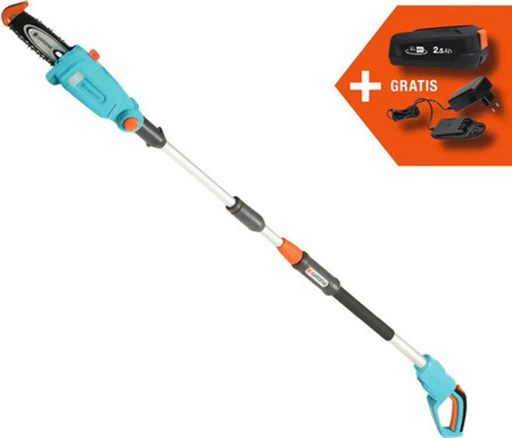 Akumulátorový teleskopický ručný zastrihávač Gardena TCS Obrázok produktu 