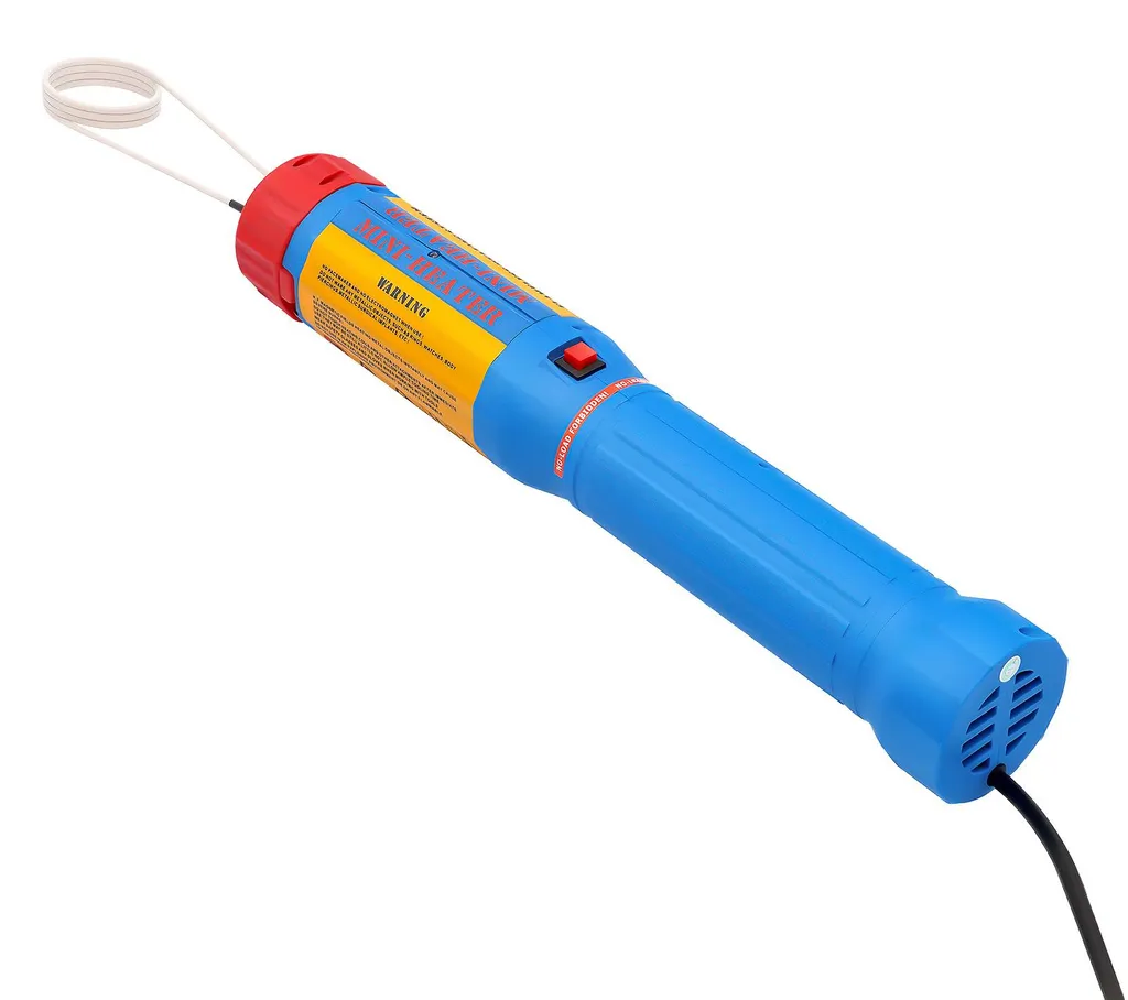 Chauffage induction d'appoint bleu pour studio et camping sans fumée
