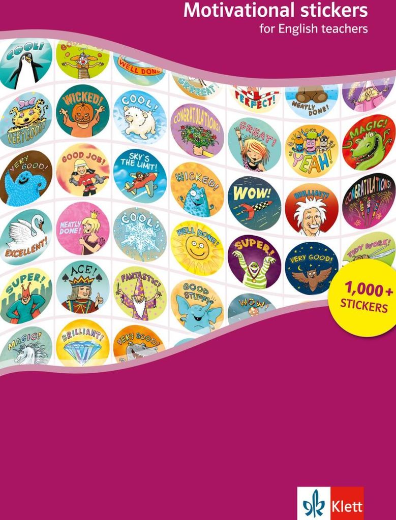 Motivational stickers for English teachers