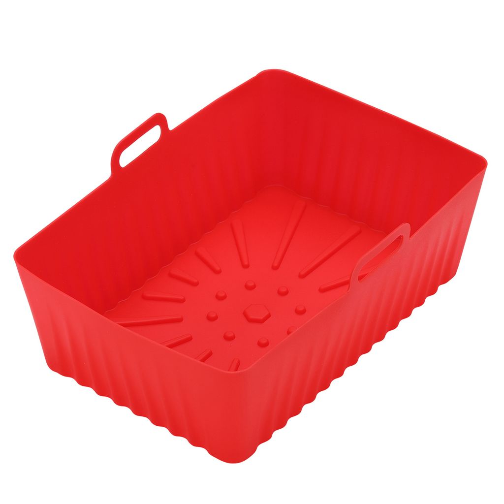 Praktische, robuste und wiederverwendbare Silikon-Einlage für Heißluftfritteusen – ideal für den Haushalt