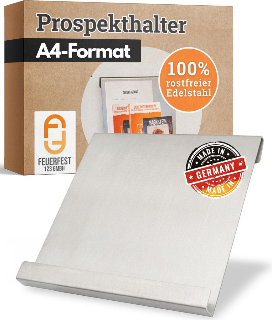Prospektständer doppelt gekantet 403x450mm A3