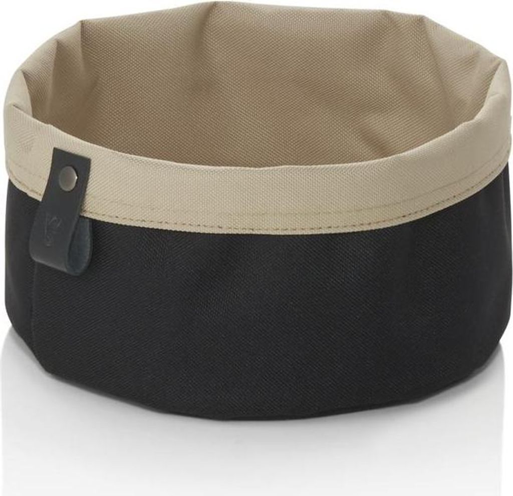 10x Brottasche Flip Tetron, Ø 20 cm, Höhe 13 cm, light grey/light khaki, Tetron