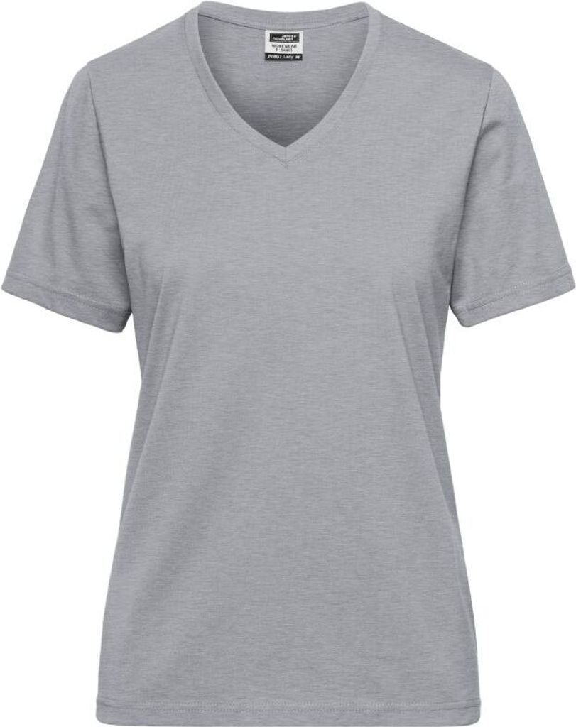 Strapazierfähiges und pflegeleichtes T-Shirt grey-heather, Gr. 4XL