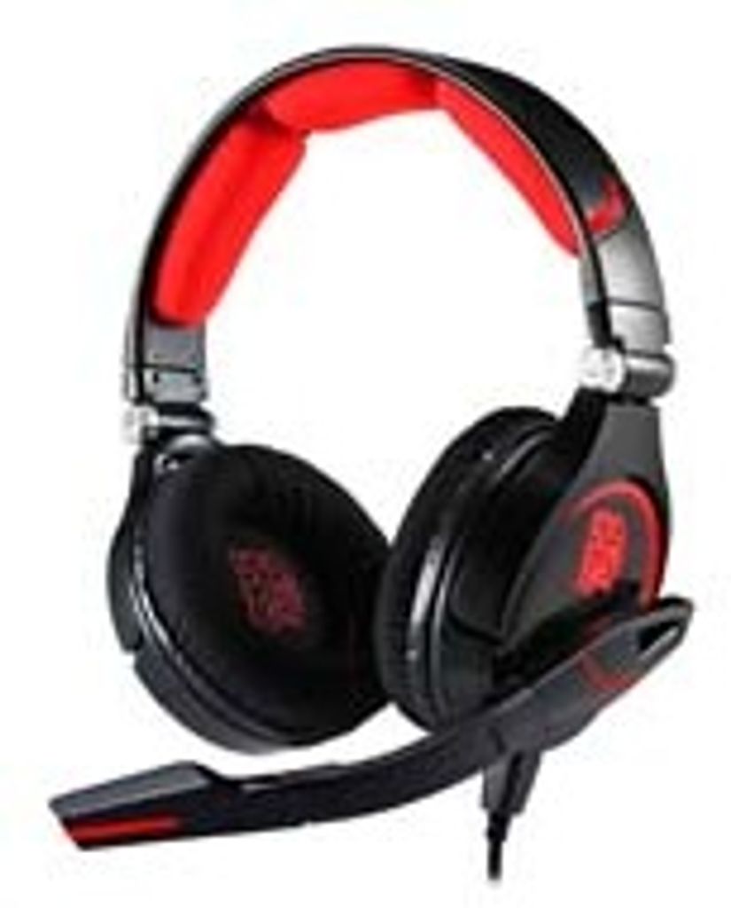 Thermaltake TteSPORTS CRONOS, PC/Spiele, Stereophonisch, Kopfband, Schwarz, 3.5 mm (1/8") + USB, verkabelt