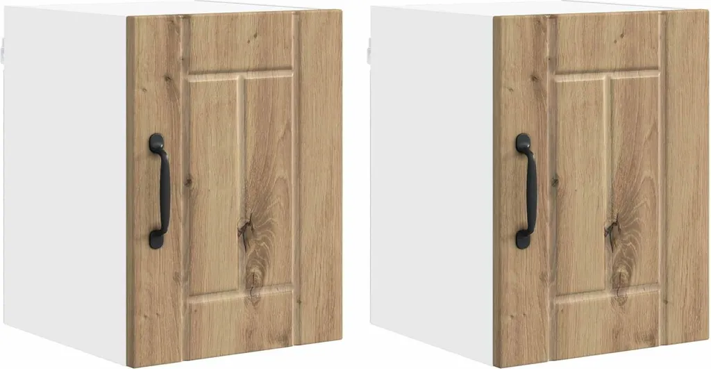 Mobile da Cucina in Rovere Artigianale 2 pz - Arreda con Stile Naturale