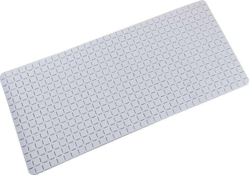 Baytex Rutschfeste Badteppich EYHA313 Weiß 78 cm x 35 cm