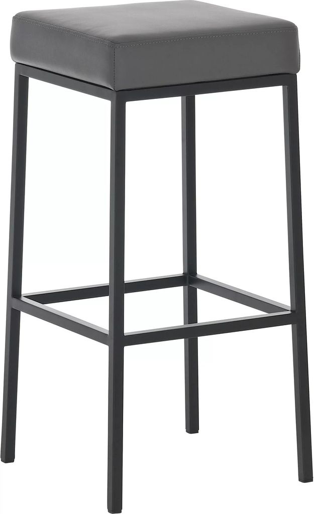 In And OutdoorMatch Barhocker Oda - Sitzhöhe 85cm - Ohne Rückenlehne - 1er Set - Ergonomisch - Barstühle für Küche oder Kantine - Quadratisch ...