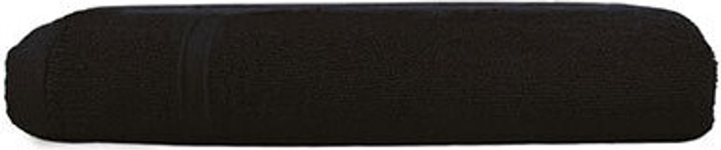 The One Towelling T1-R70 | Recycled Bath Towel Badehandtuch - Farbe: Black - Größe: 70 x 140 cm