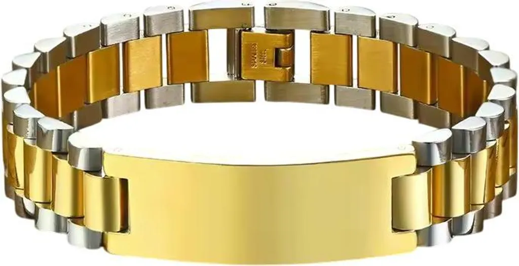 Bracelet Homme Mariage Or et Argent Axton KP38440 Élégance Festive