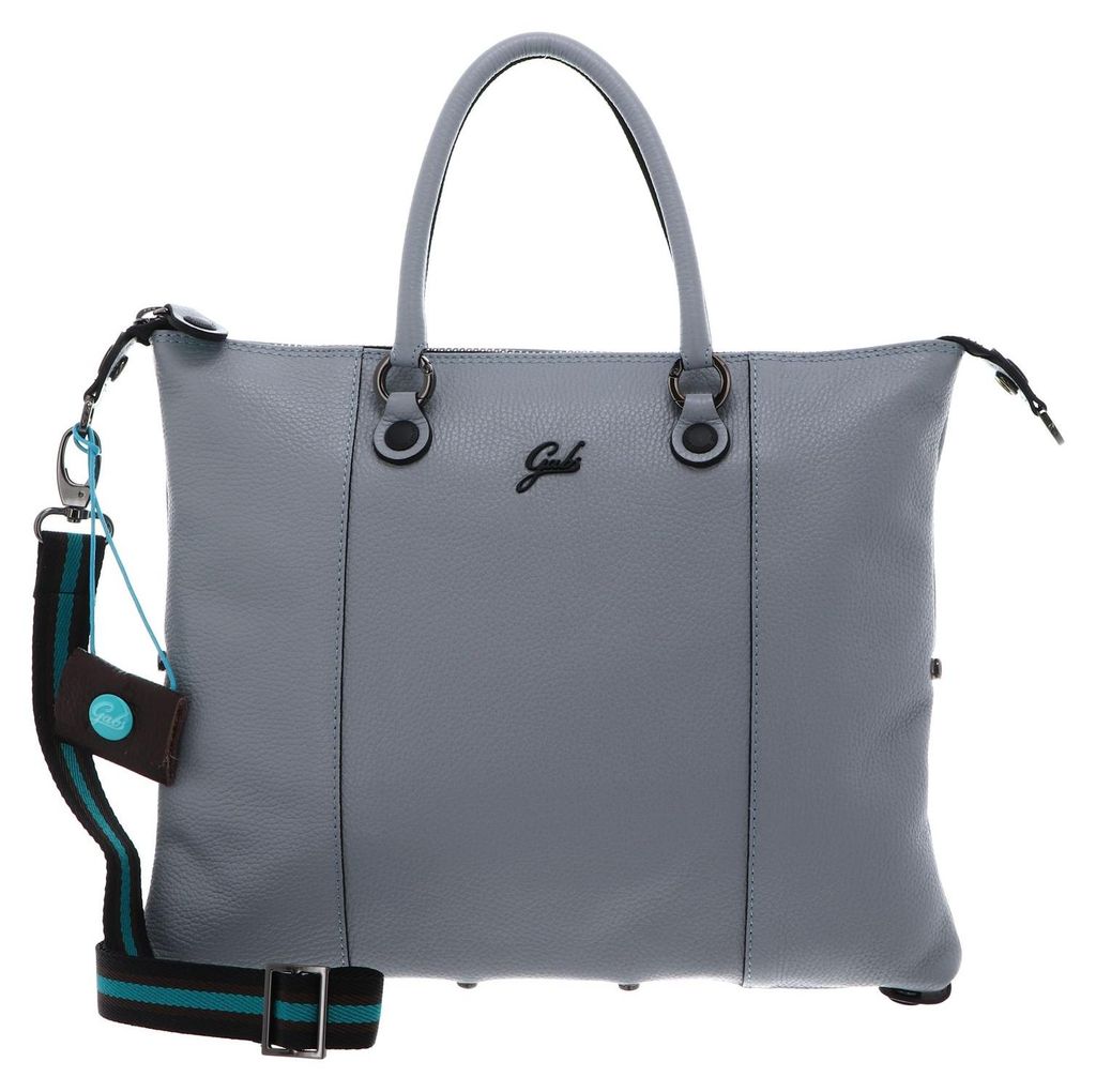 Gabs Leder Schultertasche G3 Plus TG Bull Black Shoulder Bag Rugiada blaugrau